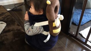 赤ちゃんの頭を守るベビークッションの選び方 2メーカーを使い比べて